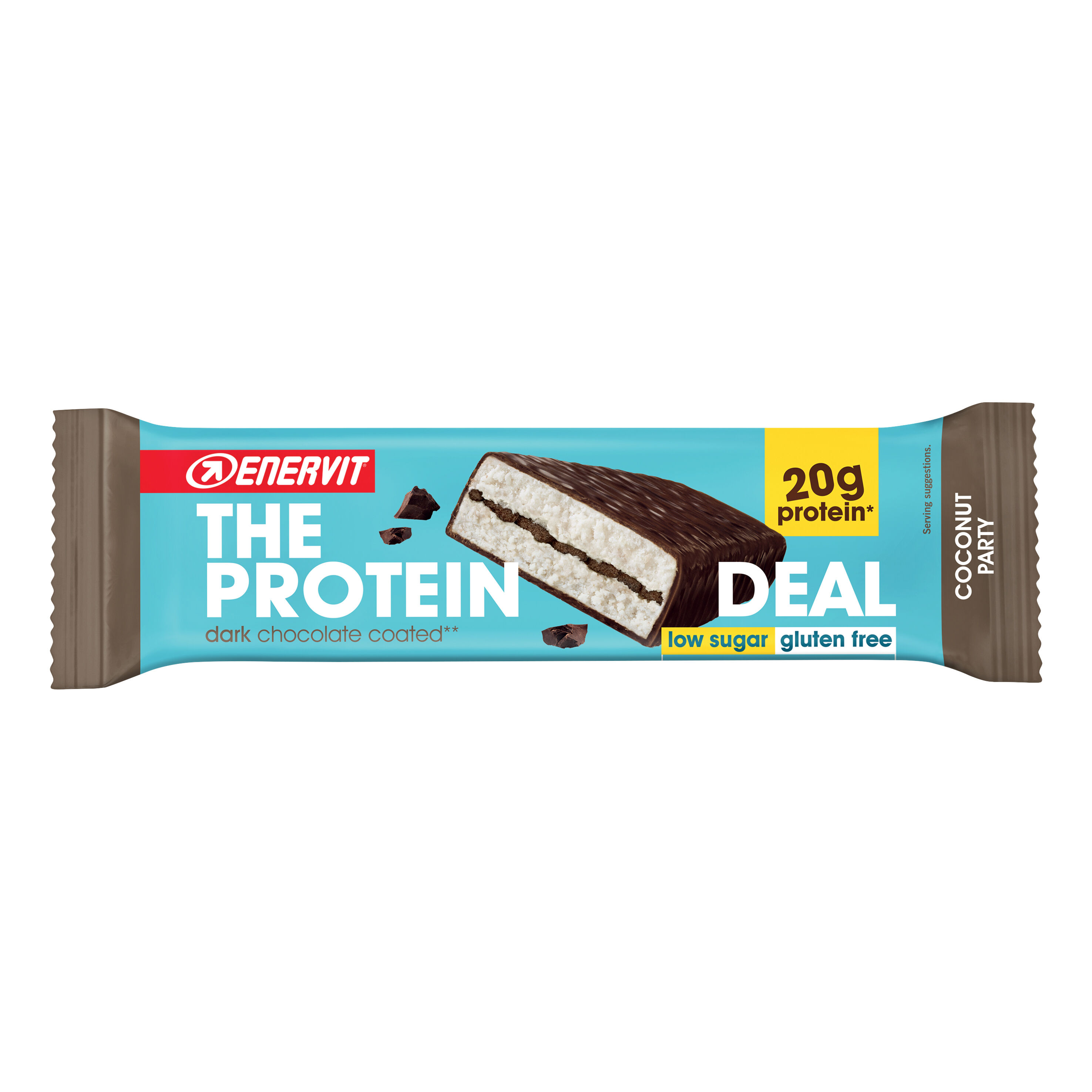 Enervit The Protein Deal Barretta Proteica Gusto Cocco e Cioccolato 55 g