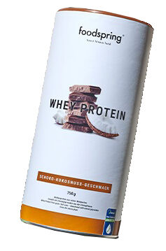 foodspring Whey protein cioccolato&cocco 750 g
