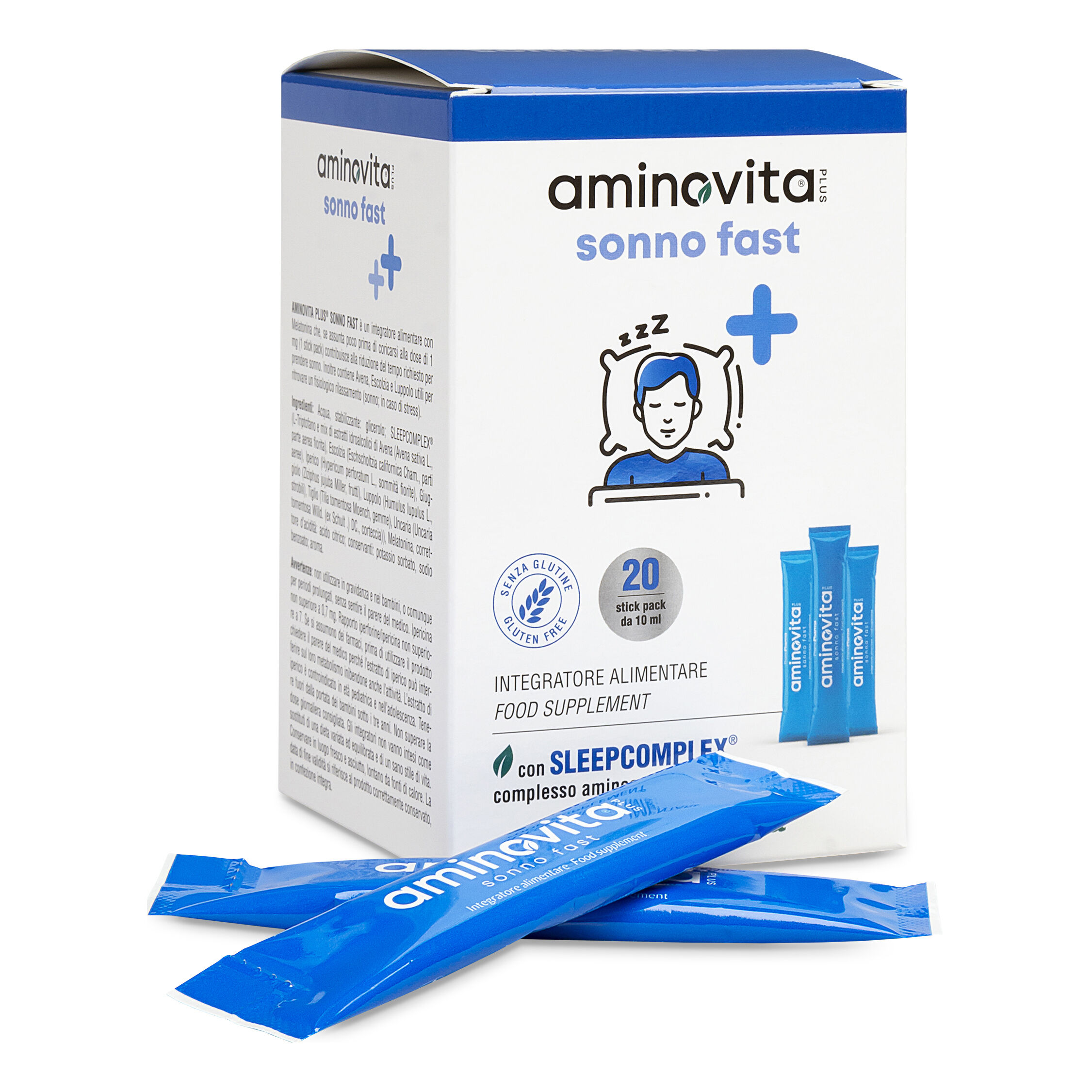 PROMOPHARMA Aminovita plus sonno fast 20 stick da 10ml