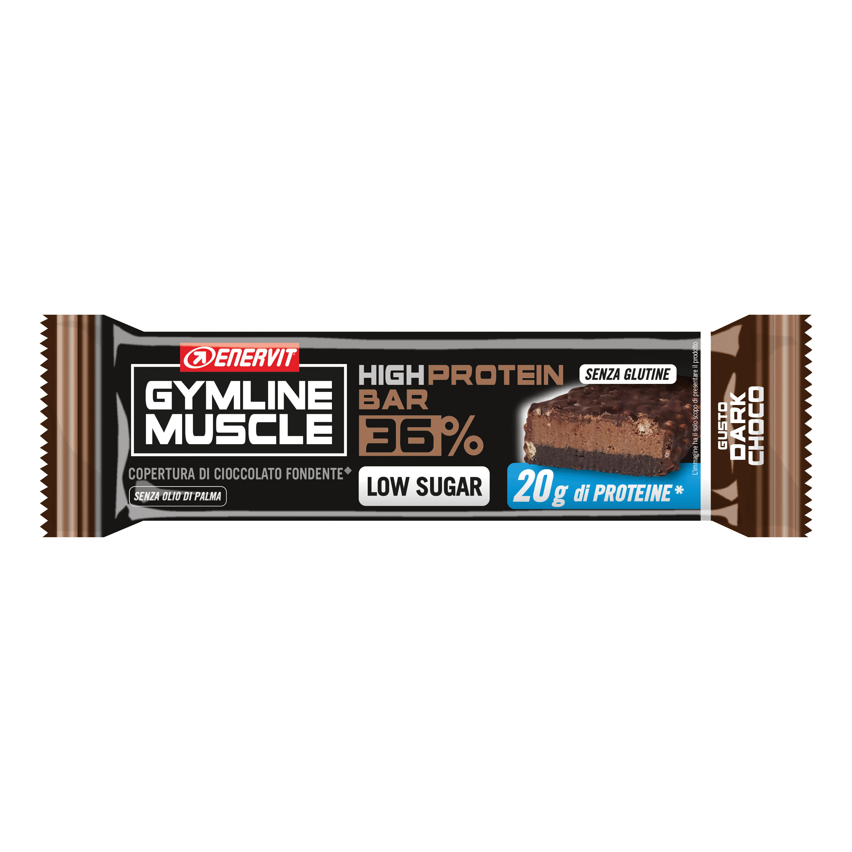 Enervit gymline protein bar 36% barretta dark chocolate 55 g