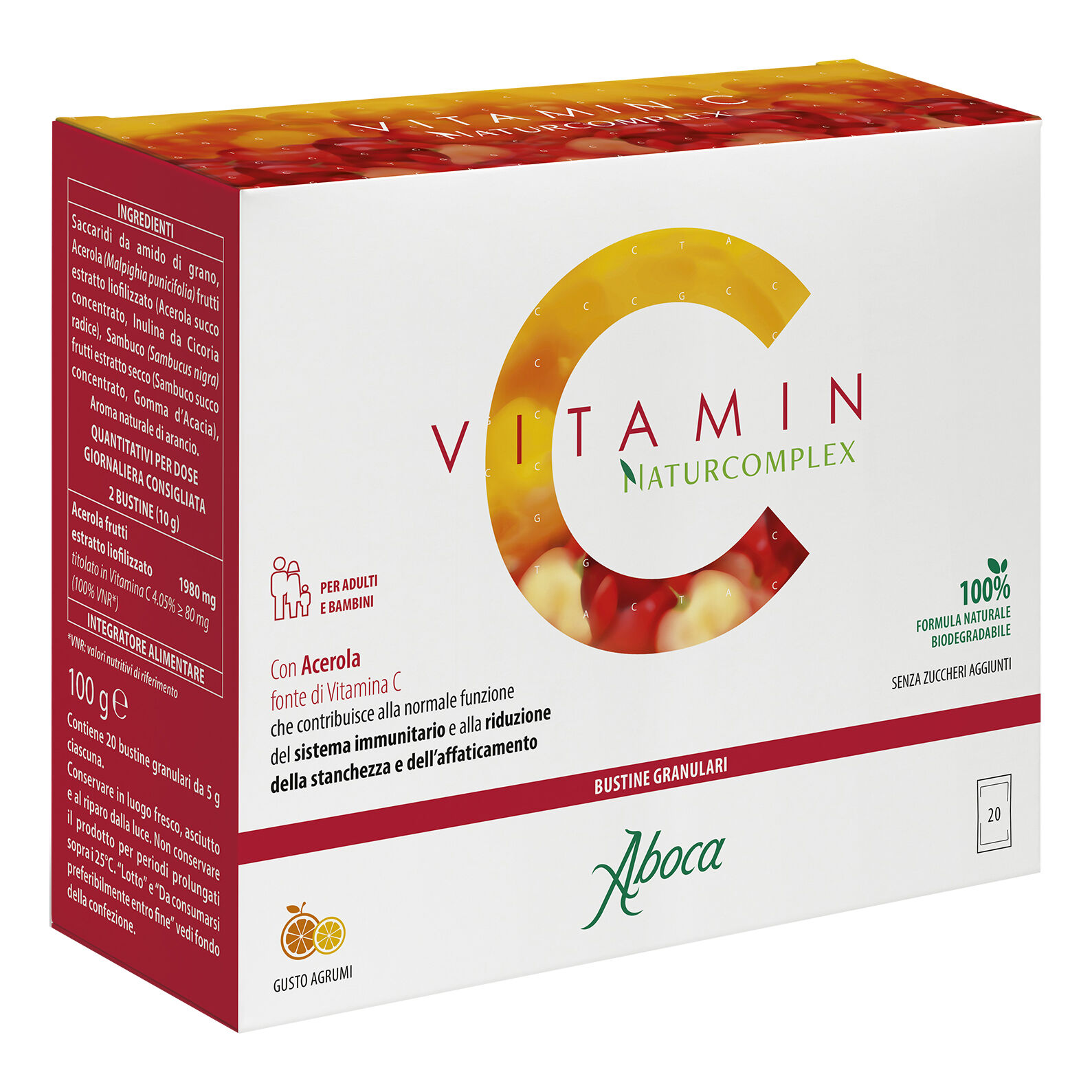 ABOCA Vitamin c naturcomplex 20 bustine