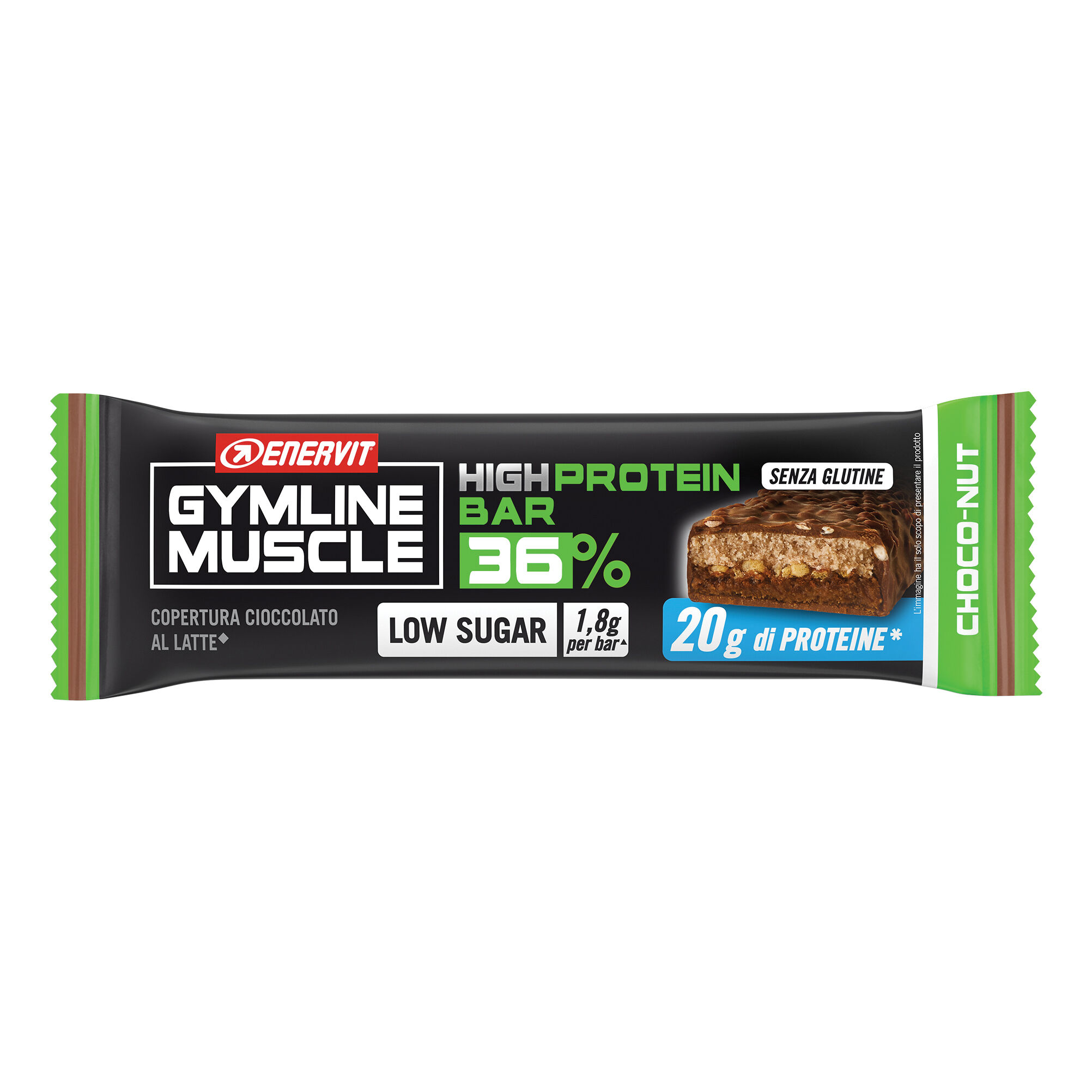 Enervit Gymline protein bar 36 choco nut ls 55 g