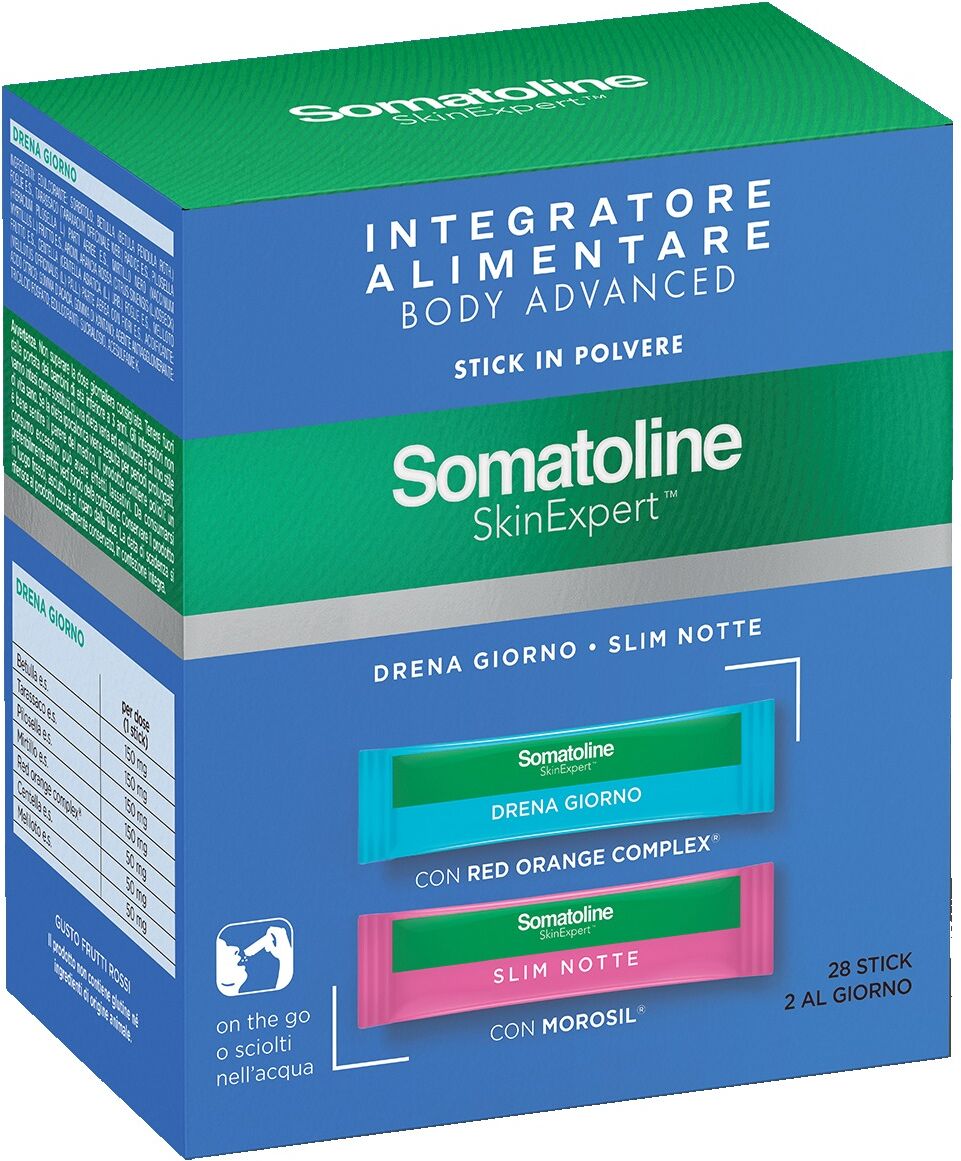 SOMATOLINE Skin Expert Body Advanced Integratore 28 Stick