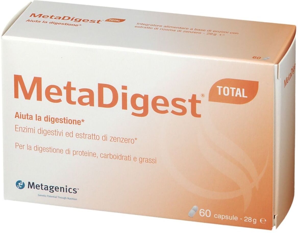 METAGENICS MetaDigest Total Integratore Per La Digestione 60 Capsule