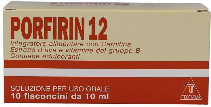 teofarma Porfirin 12 integratore 10flaconcini 10ml