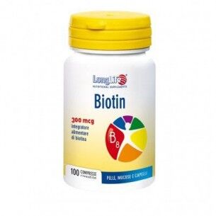 Longlife Biotin - integratore alimentare di biotina 100 compresse