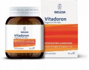 Weleda Vitadoron - integratore alimentare a base di foglie di fragola e vite 200 pastig