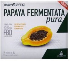 Body Spring Papaya fermentata pura 30 bustine - integratore alimentare antiossidante