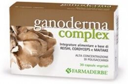 Farmaderbe Ganoderma Complex 30 capsule - integratore alimentare per le difese immunitarie