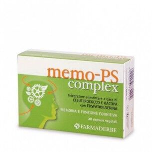 Farmaderbe Memo-ps complex 30 capsule - integratore alimentare per la memoria
