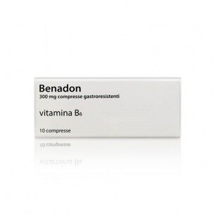 Bayer Benadon 300 mg - integratore per carenza di vitamina B6 10 compresse