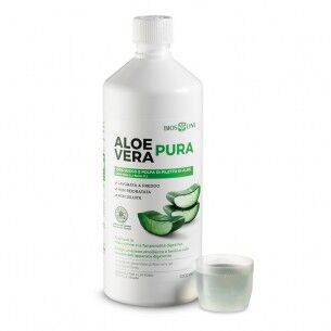 Bios Line Aloe vera Pura Flacone da 1 l - Integratore per il benessere gastrointestinale