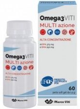 Marco Viti Omega 3 viti Multi azione 60 perle - Integratore per il benessere cardiaco - off