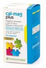 Farmaderbe Cal-mag Plus 60 compresse - integratore di vitamine e minerali