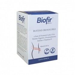 Biofarmatec Biofir 28 bustine gusto arancia - Integratore per l'equilibrio della flora intes