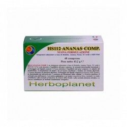 Herboplanet Hs112 Ananas Comp 48 Compresse - Integratore per il controllo del peso