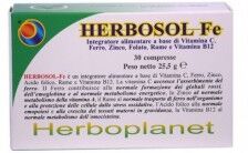 Herboplanet Herbosol Fe 30 compresse - Integratore di ferro e vitamine