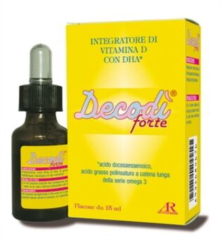 AR Fitofarma Ricerca Naturale Decodì Forte Integratore Vitamina D DHA Gocce 15ml