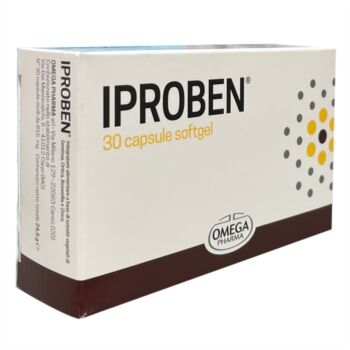 Omega Pharma Integratori Omega Pharma Linea Benessere della Prostata Iproben Integratore 30 Capsule Molli