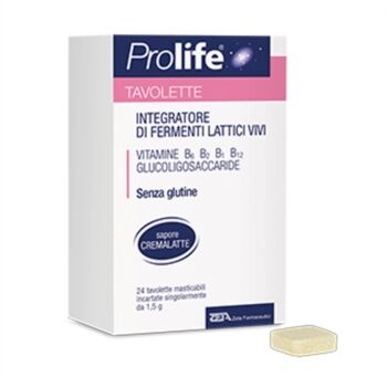 Prolife Linea Intestino sano Integratore di Fermenti Lattici 24 Tavolette