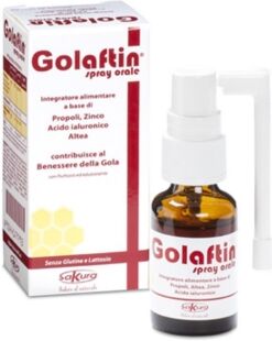 Sakura Linea Gola Sana Golaftin Spray Orosolubile flacone da 15 ml