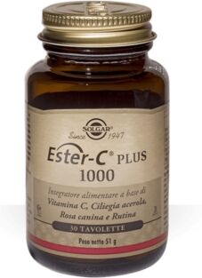 Solgar Linea Antiossidanti Ester C Plus 1000 Integratore 90 Tavolette