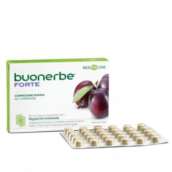 Bios Line Linea benessere dell'intestino Buonerbe Forte Integratore 60 Compresse