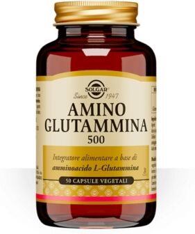 Solgar Linea Antiossidante Amino Glutammina 500 50 Capsule Vegetali