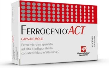 PharmaSuisse Laboratories Linea Benessere Donna Ferrocento Act 30 Capsule