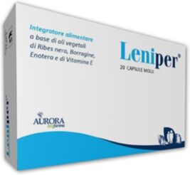 Aurora Biofarma Linea Antiossidanti Leniper Integratore 20 Capsule Molli