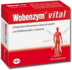 Nestlè Linea Antiossidante Wobenzym Vital 120 Compresse