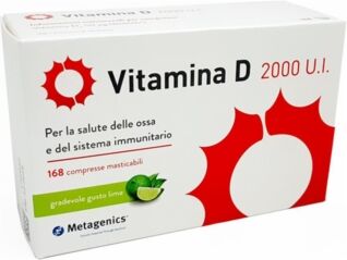 Metagenics Linea Salute delle Ossa Vitamina D 2000 Ui 168 Compresse Masticabili