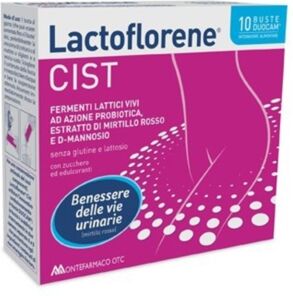 Montefarmaco Linea Benessere Donna Lactoflorene Cist Integratore 10 Bustine