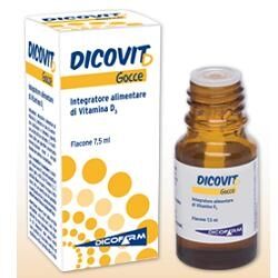 Dicofarm Linea Benessere sistema immunitario Dicovit D Vitamina D3 7,5 ml