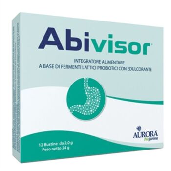 Aurora Biofarma Linea Intestino Sano Abivisor Integratore 12 Bustine