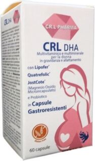 Cr.l Pharma Linea Gravidanza e Allattamento Crl Dha 60 Capsule