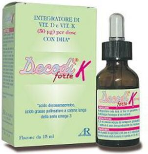 AR Fitofarma Ricerca Naturale Decodì Forte Integratore Vitamina D e K 15 ml