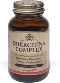 Solgar Linea Antiossidanti Quercitina Complex Integratore 50 Capsule Vegetali