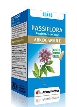 Arkopharma Arkocapsule Linea Sonno e Serenità Passiflora Integratore Alimentare 45 Capsule