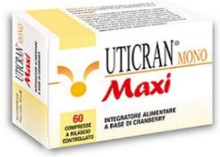 Natural Bradel Linea Benessere delle vie Urinarie Uticran Mono Maxi 60 Compresse