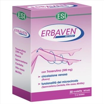 Esi Linea Benessere Gambe Erbaven Retard Gambe Fresche e Leggere 30 Ovalette