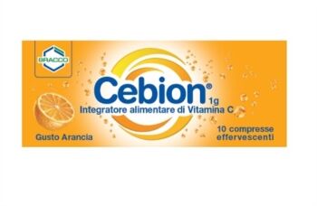 Cebion Integratore di vitamina C 10 Compresse Effervescenti Arancia