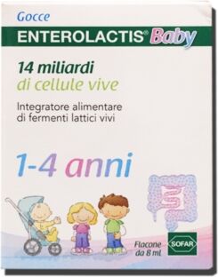 Sofar Linea Intestino Sano Enterolactis Baby Integratore Fermenti Gocce 8 ml