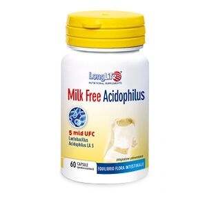 Longlife Linea Benessere dell'Intestino Milk free Acidophilus 60 Capsule