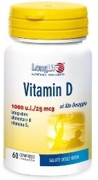 Longlife Linea Benessere delle Ossa Vitamina D3 1000ui Integratore 60 Compresse