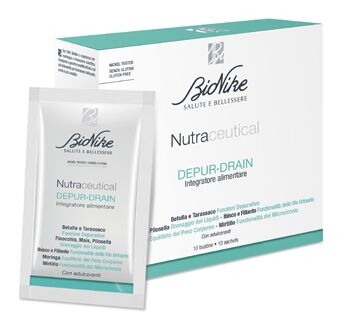 BioNike Linea Nutraceutical Depur-Drain integratore 10 Bustine