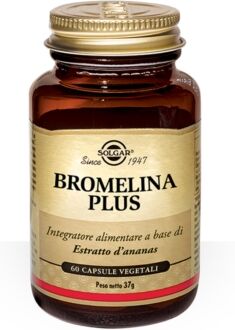 Solgar Linea Benessere Bromelina Plus Integratore 60 Capsule Vegetali