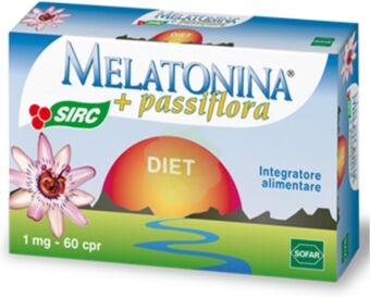 Sofar Linea Sonno e Serenità Melatonina + Passiflora Integratore 60 Compresse