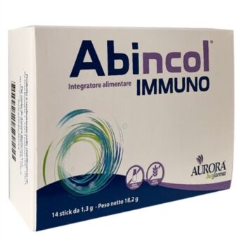 Aurora Biofarma Linea Difese immunitari Abincol Immuno 14 Stick Orosolubili