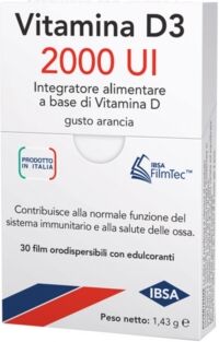 IBSA Farmaceutici Linea Vitamine e Minerali Vitamina D3 2000 UI 30 Film